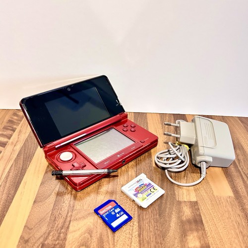 Console nintendo 3ds rosso - console, con