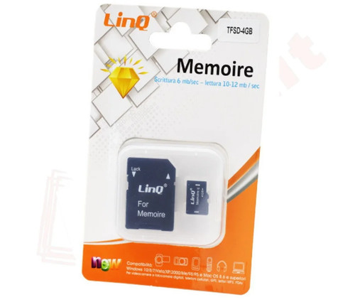 Linq micro 4gb tfsd - micro, tfsd-4gb