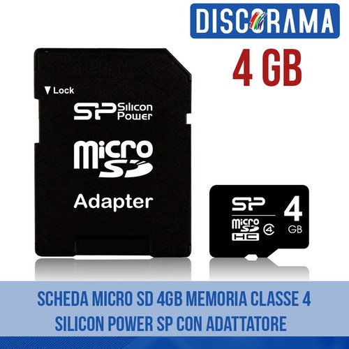 Scheda micro 4gb memoria - sd,