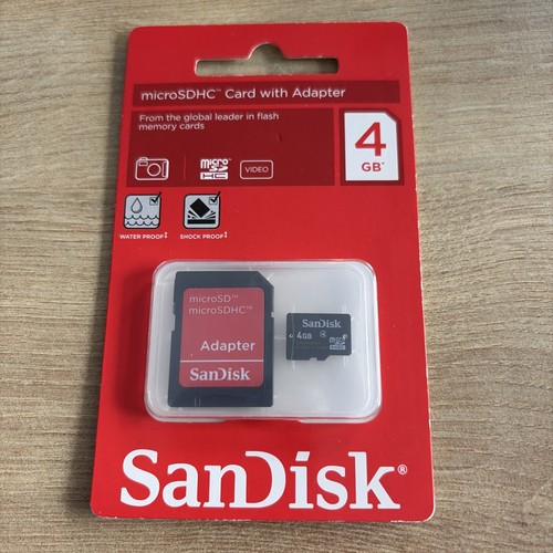 Sandisk micro 4gb - 4gb, con